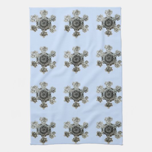 Sneeuwvlokken Violet Keuken Handdoeken (Verticaal)