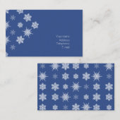 Sneeuwvlokken Visitekaartje (Voorkant / Achterkant)