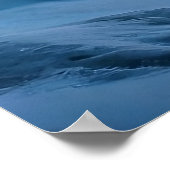 Sneeuwvlokken Volle Maan Poster (Hoek)