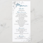 Sneeuwvlokken voor beren en meisjes Sestief Menu (Voorkant)