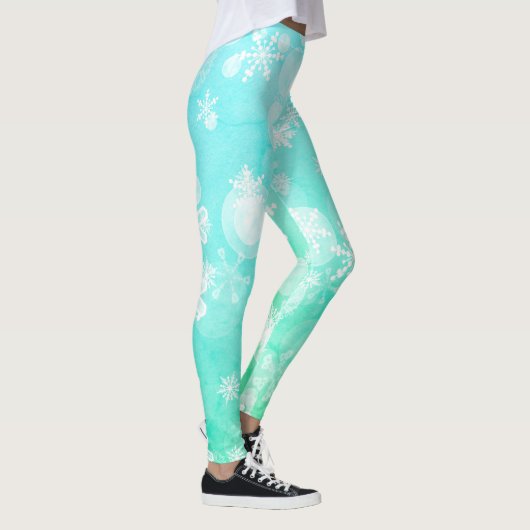 Sneeuwvlokken voor dames Leggings (Rechts)
