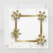 Sneeuwvlokken voor kerstfeestdagen kaart (Achterkant)