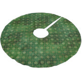 Sneeuwvlokken voor kerstgoud  roboïdepatroon kerstboom rok (Gekanteld)