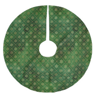 Sneeuwvlokken voor kerstgoud  roboïdepatroon kerstboom rok