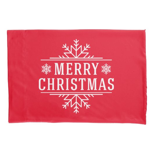 Sneeuwvlokken voor kussenslopen met kerstmis (Voorkant-Links)