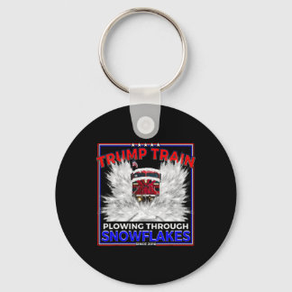 Sneeuwvlokken voor President Trump! Maga Trump tre Sleutelhanger