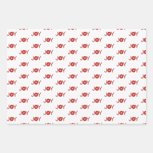 Sneeuwvlokken, vreugde en kerstboomstructuur inpakpapier vel (Voorkant 2)