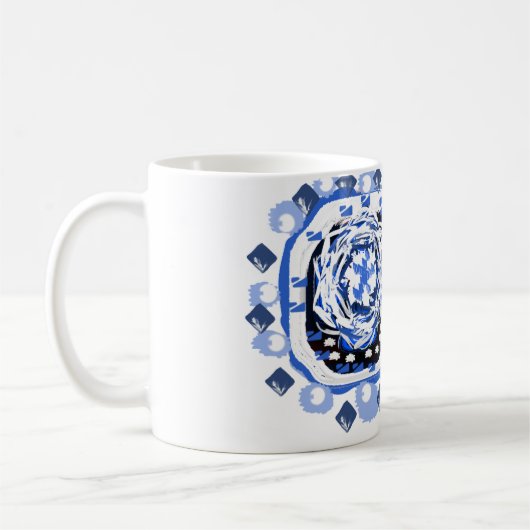 Sneeuwvlokken vreugde koffiemok (Links)