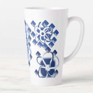 Sneeuwvlokken vreugde latte mok