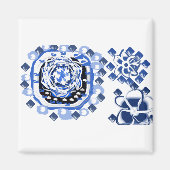 Sneeuwvlokken vreugde magneet (Voorkant)