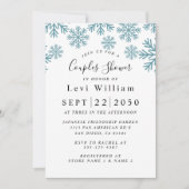 Sneeuwvlokken Vrijgezellenfeest Kaart (Voorkant)