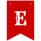 Sneeuwvlokken Vrolijk Kerstmis Rood/Wit Bunting Vl Vlaggetjes (Derde vlag)