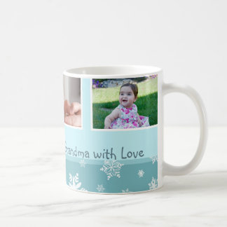 Sneeuwvlokken Vrolijke Kerstmis Oma Mok