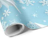 Sneeuwvlokken — Wappapier Cadeaupapier (Rol Hoek)