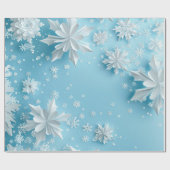 Sneeuwvlokken — Wappapier Cadeaupapier (Vlak)