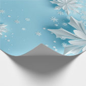 Sneeuwvlokken — Wappapier Cadeaupapier (Hoek)