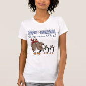 Sneeuwvlokken Warm Me Vakantie Tshirts en Cadeaus (Voorkant)
