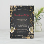 Sneeuwvlokken, windenergie voor zakelijke kerstfee kaart (Staand voorkant)