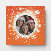 Sneeuwvlokken & Winter Fotoplaat (Voorkant)