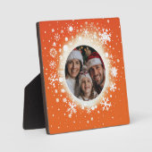 Sneeuwvlokken & Winter Fotoplaat (Voorkant)