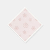 Sneeuwvlokken Winter Het is Koud Buiten Baby showe Servet (Hoek)