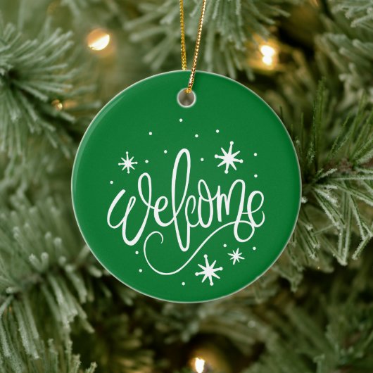 Sneeuwvlokken Winter - Kerst Ornament (Boom)