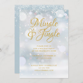 Sneeuwvlokken Winter Kerstvakantie Feestje Kaart