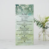 Sneeuwvlokken Winter Wonderland Holiday Sparkle Me Menu (Staand voorkant)