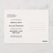 Sneeuwvlokken Winterfoto Opslaan Datum uitnodiging (Achterkant)