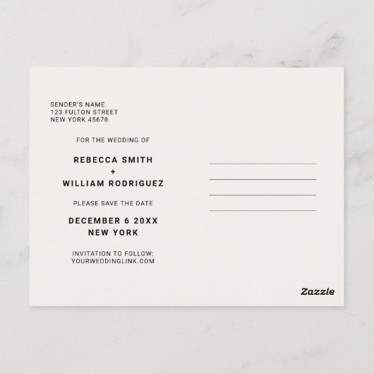 Sneeuwvlokken Winterfoto Opslaan Datum uitnodiging (Achterkant)