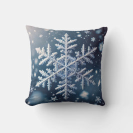 Sneeuwvlokken / winternacht kussen