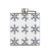 Sneeuwvlokken, winterwonderland heupfles (Achterkant)