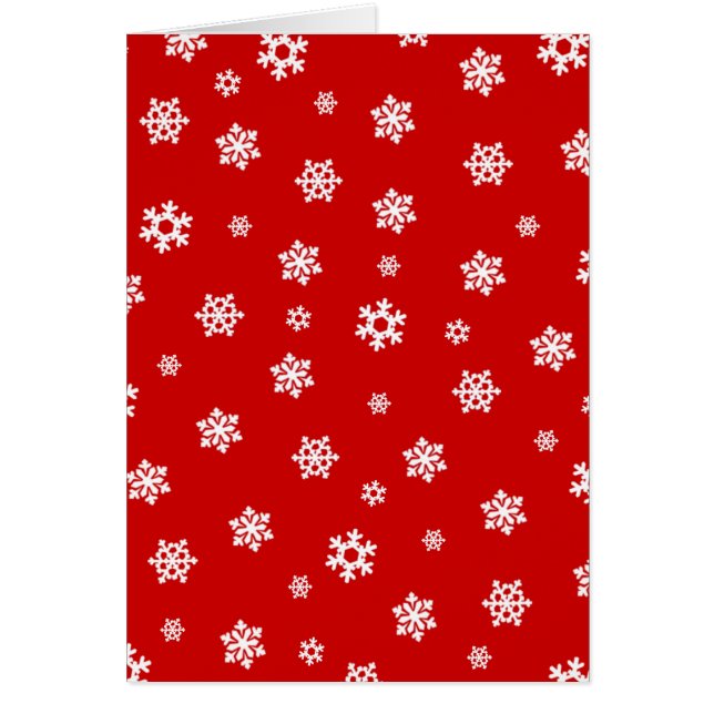 Sneeuwvlokken (wit) [kerstpatroon] (Voorkant)