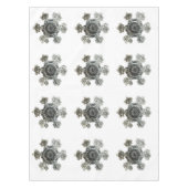 Sneeuwvlokken witte tafelkleed (Voorkant)