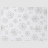 Sneeuwvlokken Witte Tissuepapier (Voorkant)