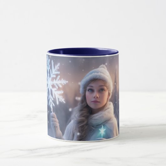 Sneeuwvlokken zijn.. mok (Midden)