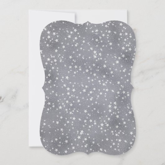 Sneeuwvlokken zilveren winter rustieke bloemen bru kaart (Achterkant)