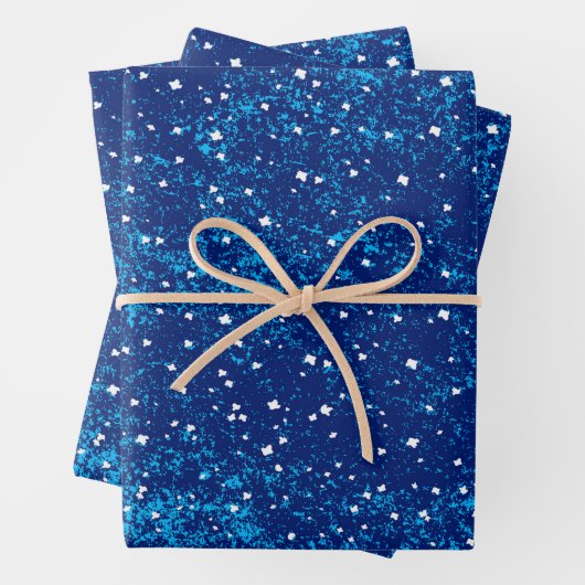 Sneeuwvlokken, zonder Tabby Inpakpapier Vel (In situ)