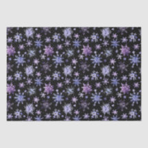 Sneeuwvlokken zwart paarse