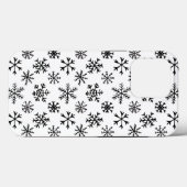Sneeuwvlokken Zwart-wit patroon Case-Mate iPhone Case (Achterkant (horizontaal))