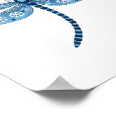 sneeuwvloklibel-eau-de-vie poster (Hoek)