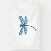 sneeuwvloklibel-eau-de-vie spandoek (Verticaal)