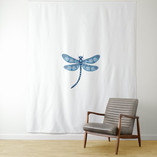 sneeuwvloklibel-eau-de-vie wandkleed (In situ)