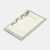  sneeuwvloklint en damask Post-i Post-it® Notes (Schuin)