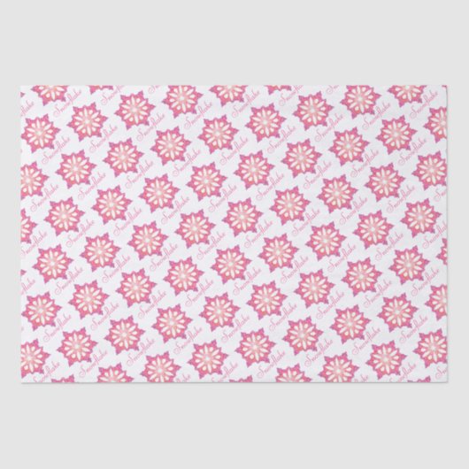 Sneeuwvlokpapier Tissuepapier (Voorkant)