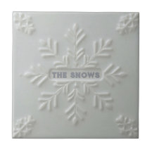 Sneeuwvlokpatroon blauw & witte vakantie aangepast