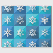 "Sneeuwvlokpatroon" Cadeaupapier (Vlak)