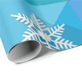 "Sneeuwvlokpatroon" Cadeaupapier (Rol Hoek)