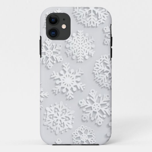 Sneeuwvlokpatroon Case-Mate iPhone Case (Achterkant)