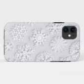 Sneeuwvlokpatroon Case-Mate iPhone Case (Achterkant (horizontaal))